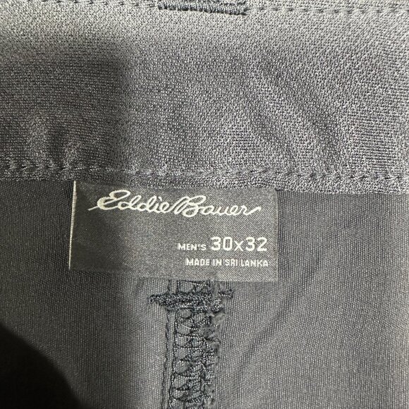 Eddie Bauer Pants Mens 30 Tech Pant Gray Nylon Stretch Pockets Zip Fly Hiking - Picture 3 of 7